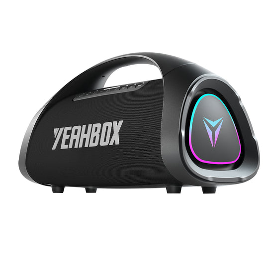 YEAHBOX Sonsic Boom MAX Bluetooth Speaker with Triple Frequency Subwoofer - Ultra Heavy Bass Desktop and Outdoor High-End One-Button BASS Audio System