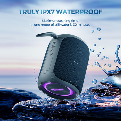 YEAHBOX A8 outdoor portable 40W waterproof Bluetooth  speaker subwoofer with high volume and mini sound system